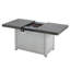 Table de foyer d'extérieur extensible en aluminium Chimkasi 50 000 BTU