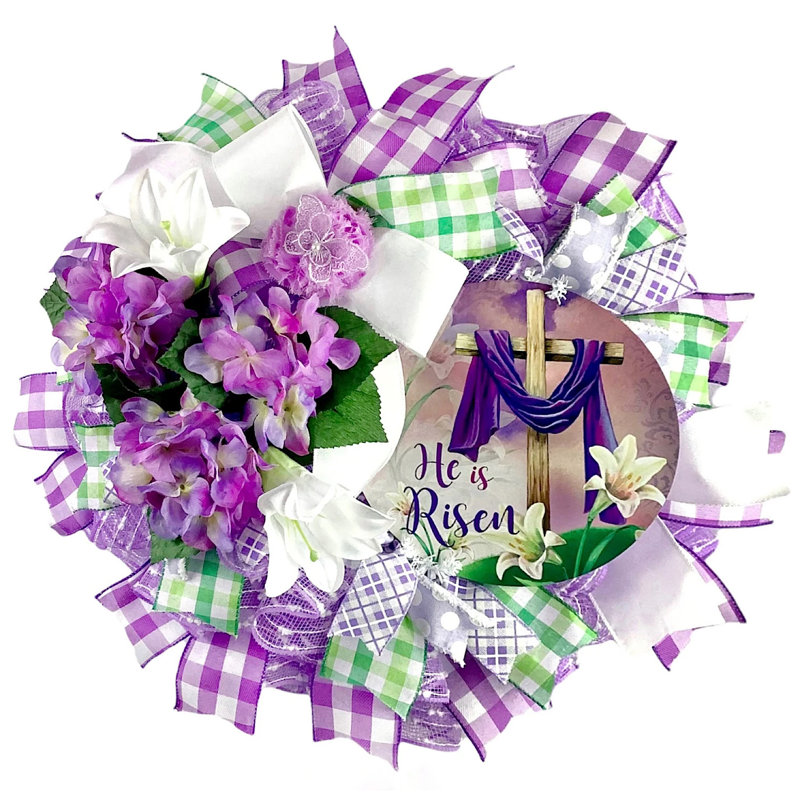 Handcrafted Faux Mixed Assortment 18'' Wreath