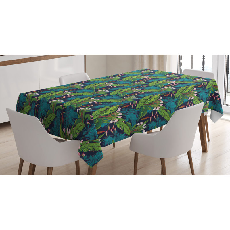 Leaf Tablecloth, 84" L x 60" W