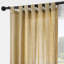 Rideaux semi-transparents texturés en mélange de coton pour rideaux de chambre à coucher et de salon (rideaux à 2 panneaux)-1451503277-1451503281