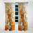 Orange Impressions III - Abstract Collages Blackout Abstract Curtain - 1 Panel-107824586
