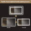 Miroir décoratif de salle de bain sans cadre à DEL, miroir intelligent-1469162273