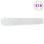 Lawn Edging 10 Pcs Grey Steel-923455813