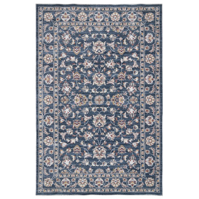 Tapis sarouk en polyester tissé à la machine Charlton Home®