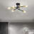 Chanetta 6-LIight Sputnik Chandelier Semi Flush Mount