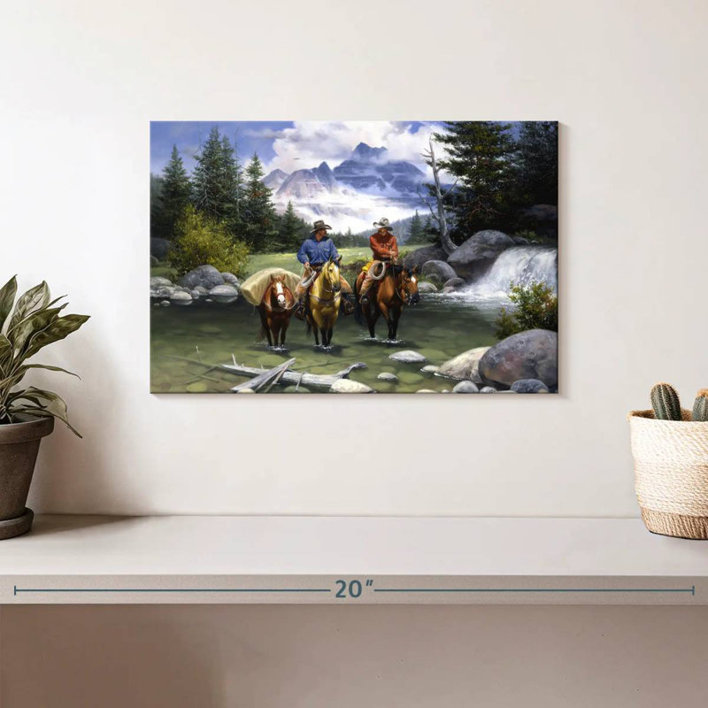 Lelar Clear Water Crossing, 8" H x 12" W