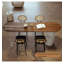 Table de bar moderne minimaliste en acrylique et pin-852975712