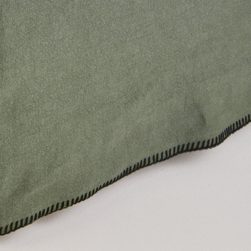 Nino Tailored Wrap Around, 140cm W x 32cm D, Dark Green