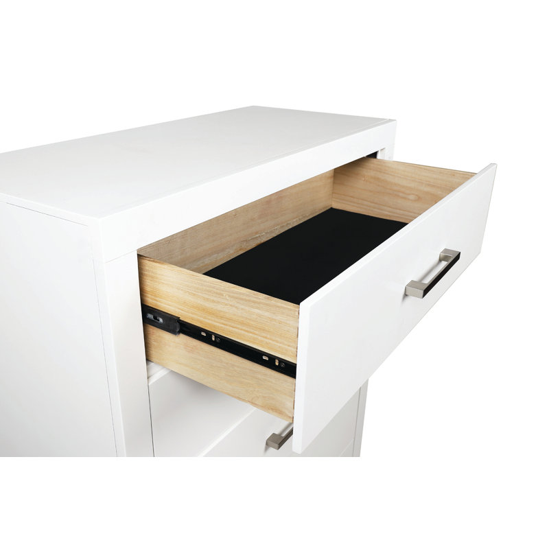 Semirah 5 Drawer 36" W Chest, White
