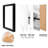 8X10 Picture Frame Set Of 6, Made Of Solid Wood With Plexiglass Display Stand-1827450294