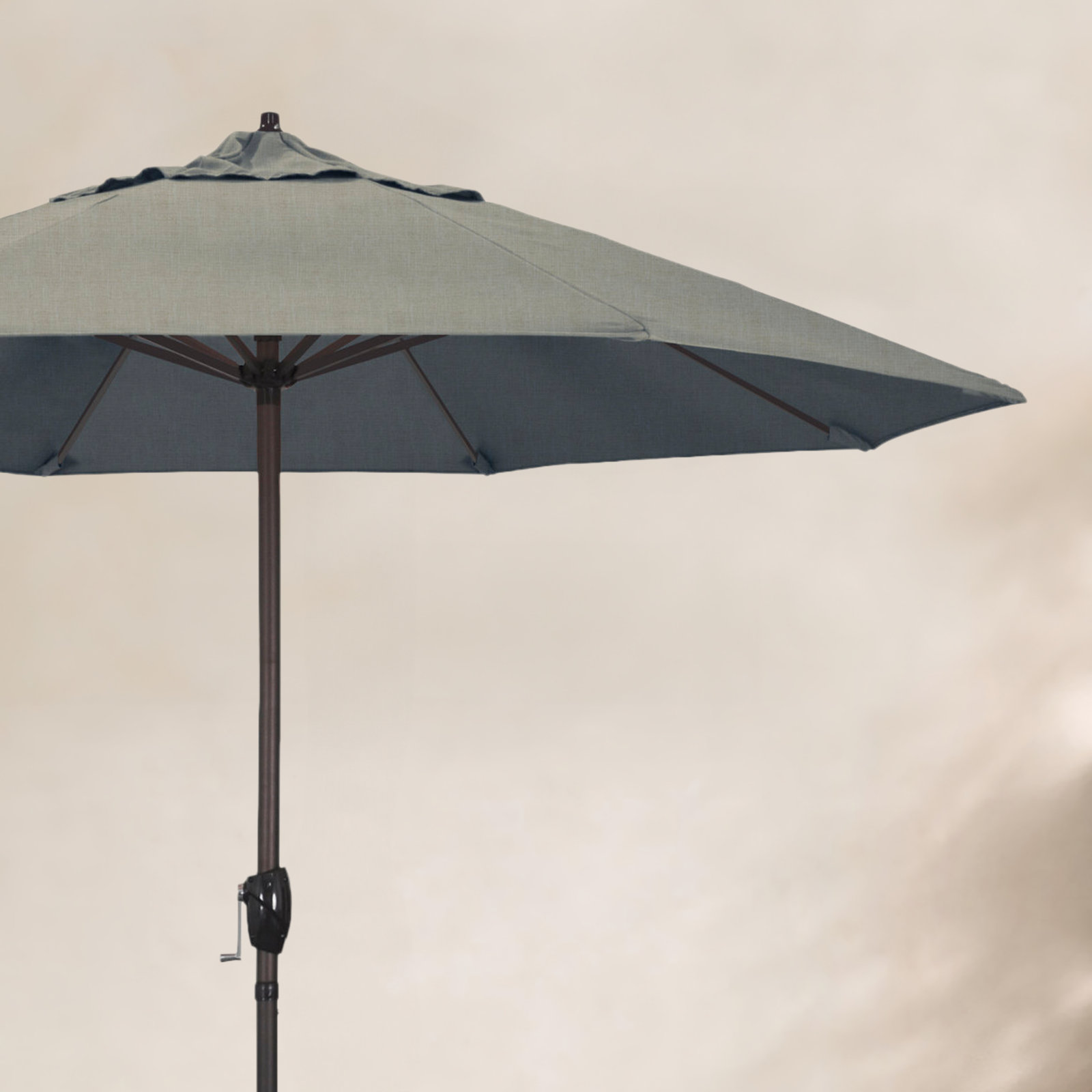 9' Market Sunbrella Umbrella, Spectrum Dove Sunbrella® Plainweave