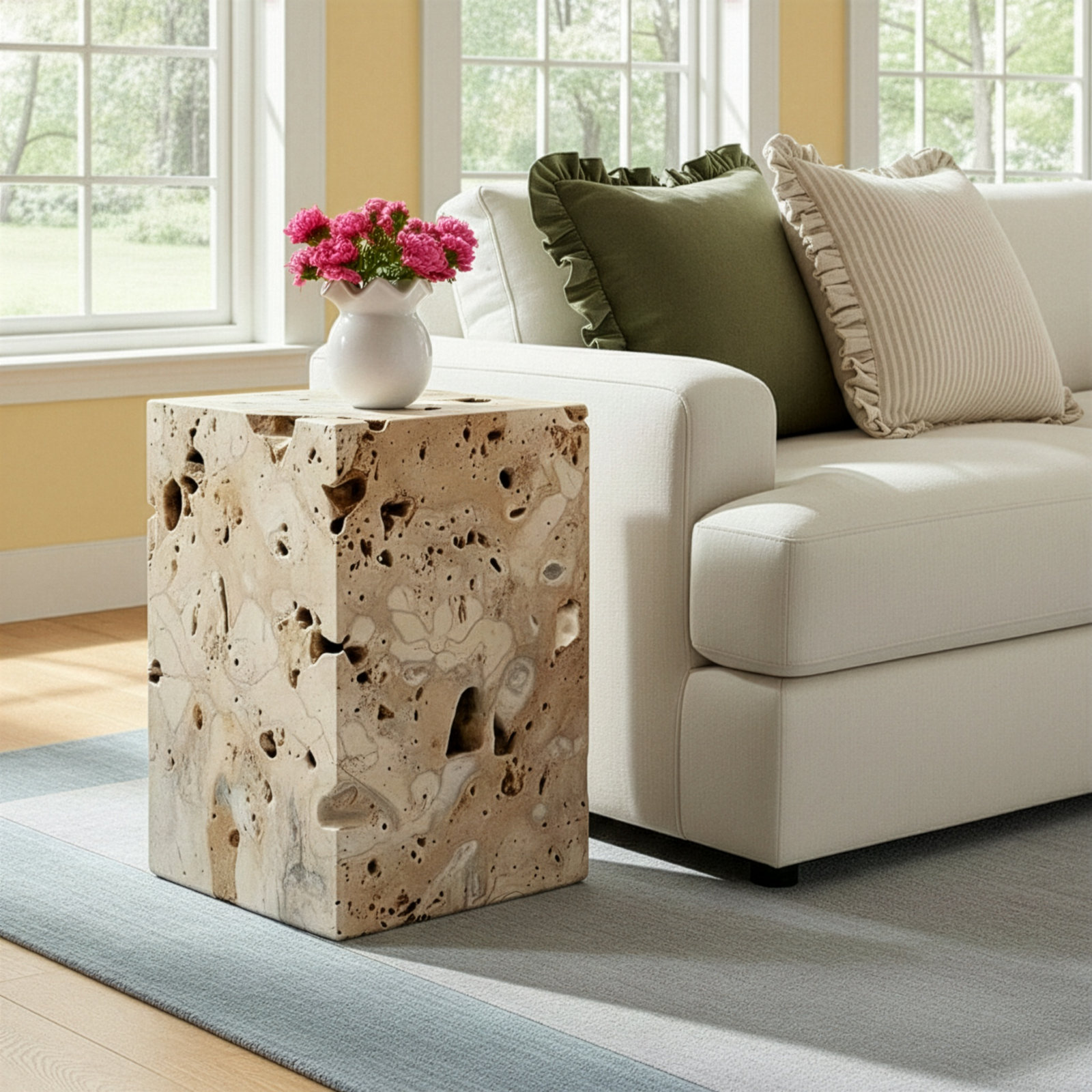 Tuscany Stone End Table