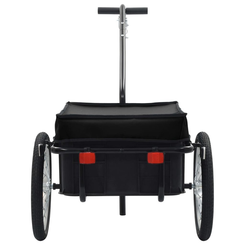 Bike Trailer/Hand Wagon 155x60x83 cm Steel, Black