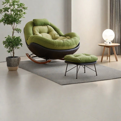 Ergonomic design minimalist rocking chair