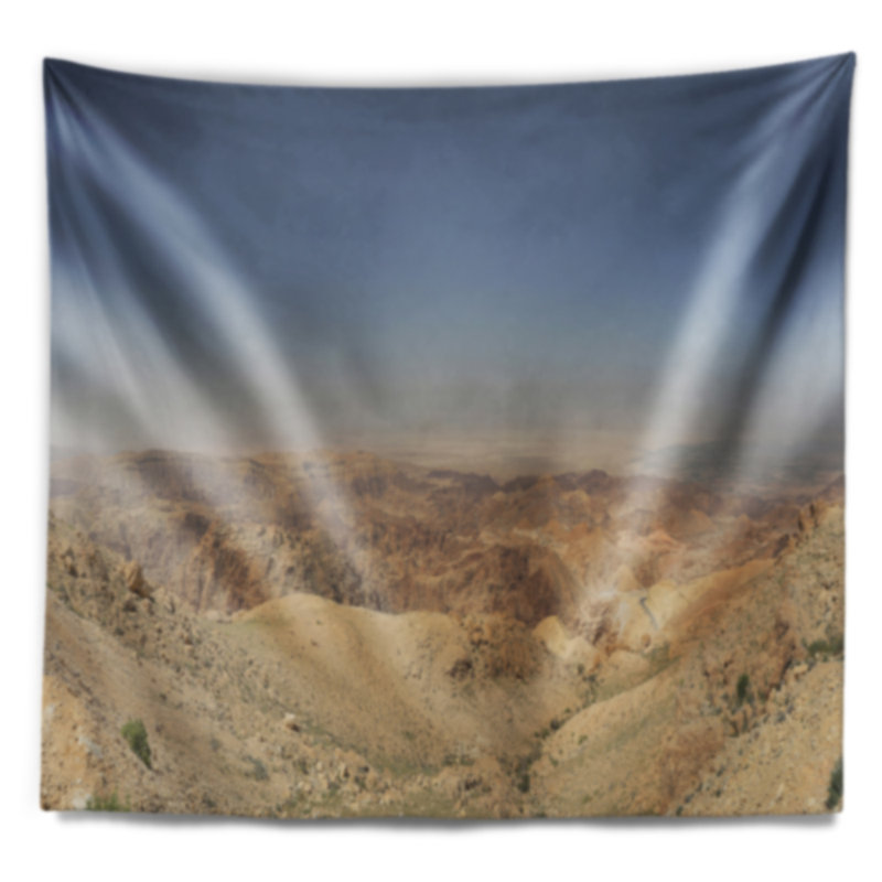 Tapisserie de la jordanie the landscape, H 78 po x l 92 po
