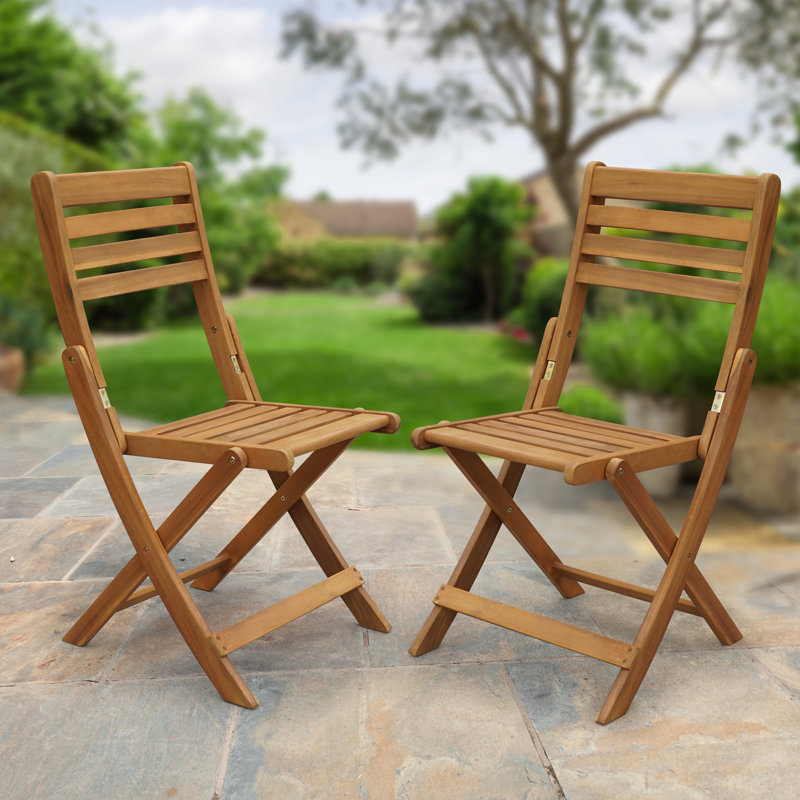  Ensemble de 2 chaises pliantes Anya