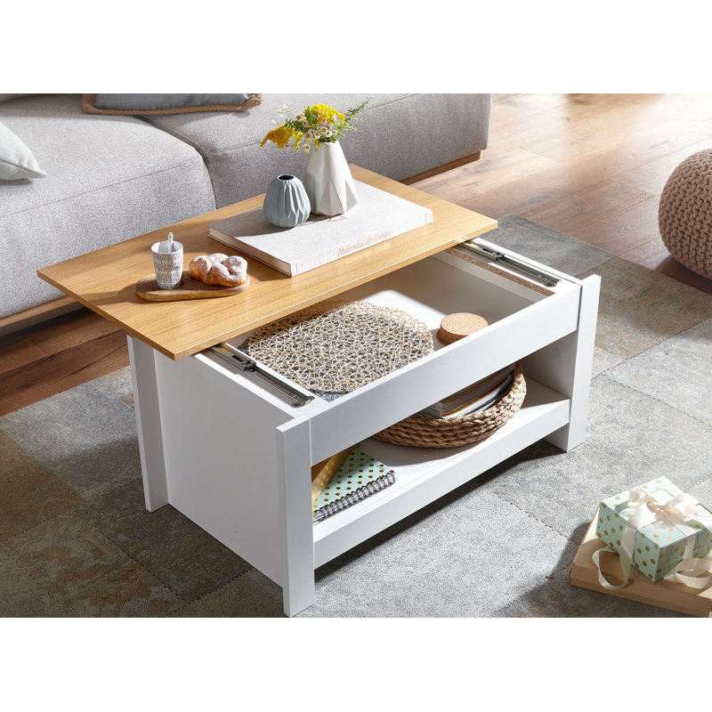 Shona Sled Coffee Table with Storage, 45cm H x 85cm L x 47cm D