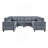 8-Piece Modular Sectional With Storage Seats-421010430