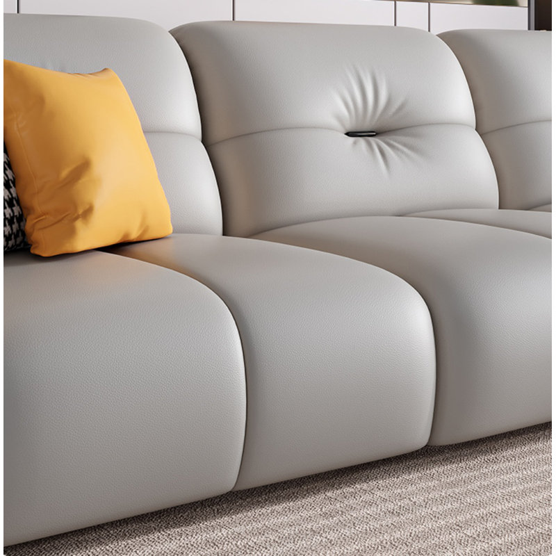 Minimalist Casual Sofa, Light Gray