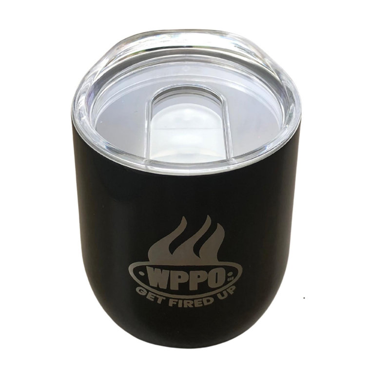 Stainless Steel Wine Tumbler With Lid, (Single)