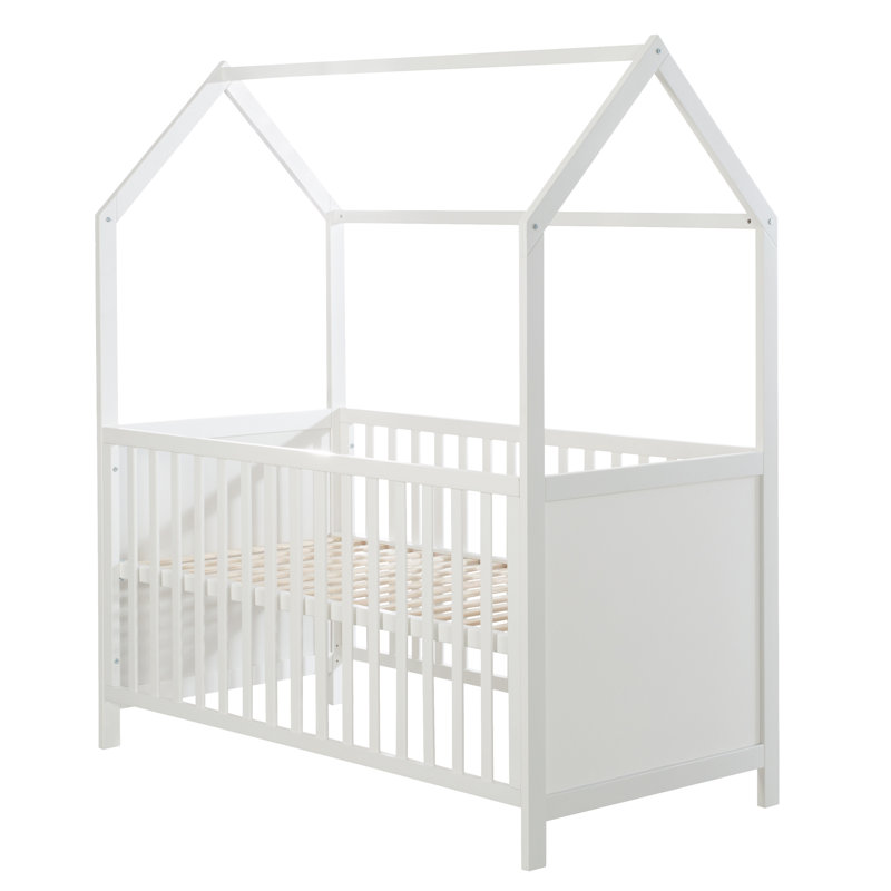 House Cot Bed, White