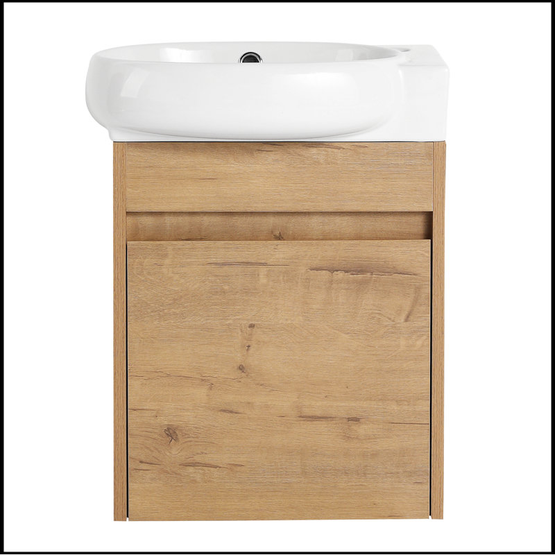 Meuble-lavabo simple 16,80 po avec plateau Daygan