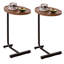 Table d'appoint brune pour petits espaces - Salon et chambre à coucher Shaker tropical