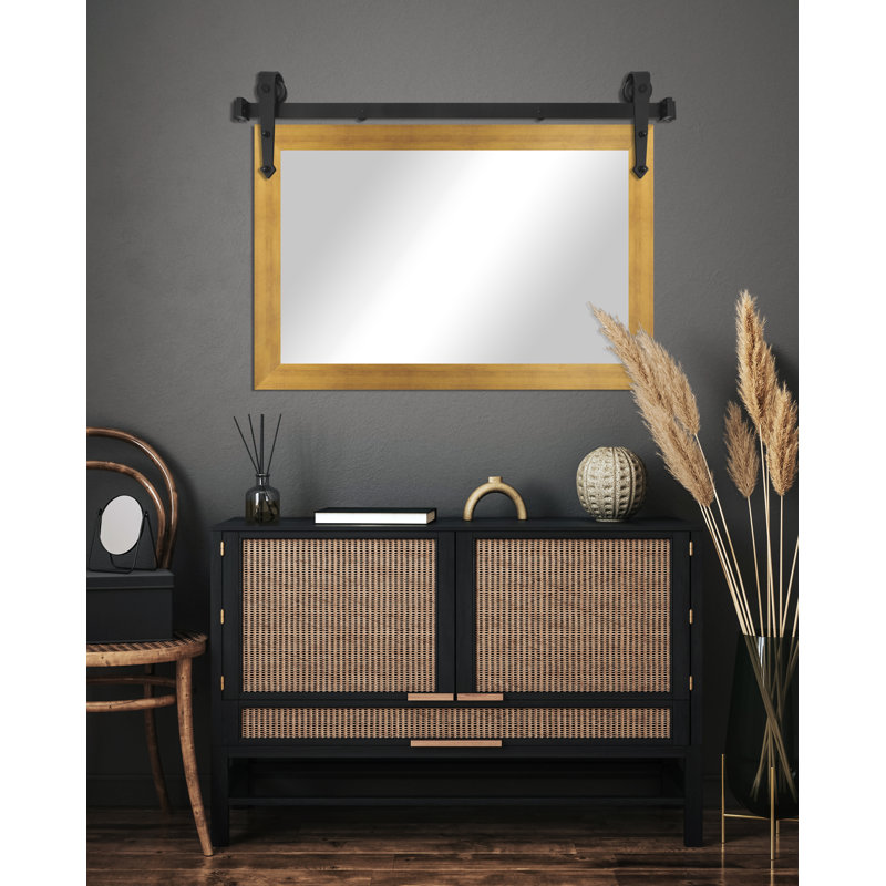 Miroir Conner Rea, Or mat, 33 po x 58 po