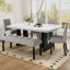 Banc de salle à manger en lin capitonné Modern-1568952132