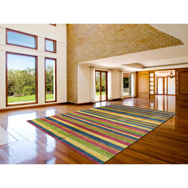 Brigg Wool Striped Indoor Rug, Rectangle 5' x 8'