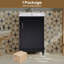 Petit meuble-lavabo moderne de 20 pouces avec lavabo en céramique - 20 * 14,5 * 33,3 pouces, rangement spacieux, 1 porte à fermeture douce