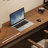 Solid Wood L-Shaped Desk/Computer Desk with Bookshelf-1660606638