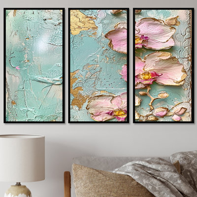 Ensemble de salon Aronson - Orchid Wall Art