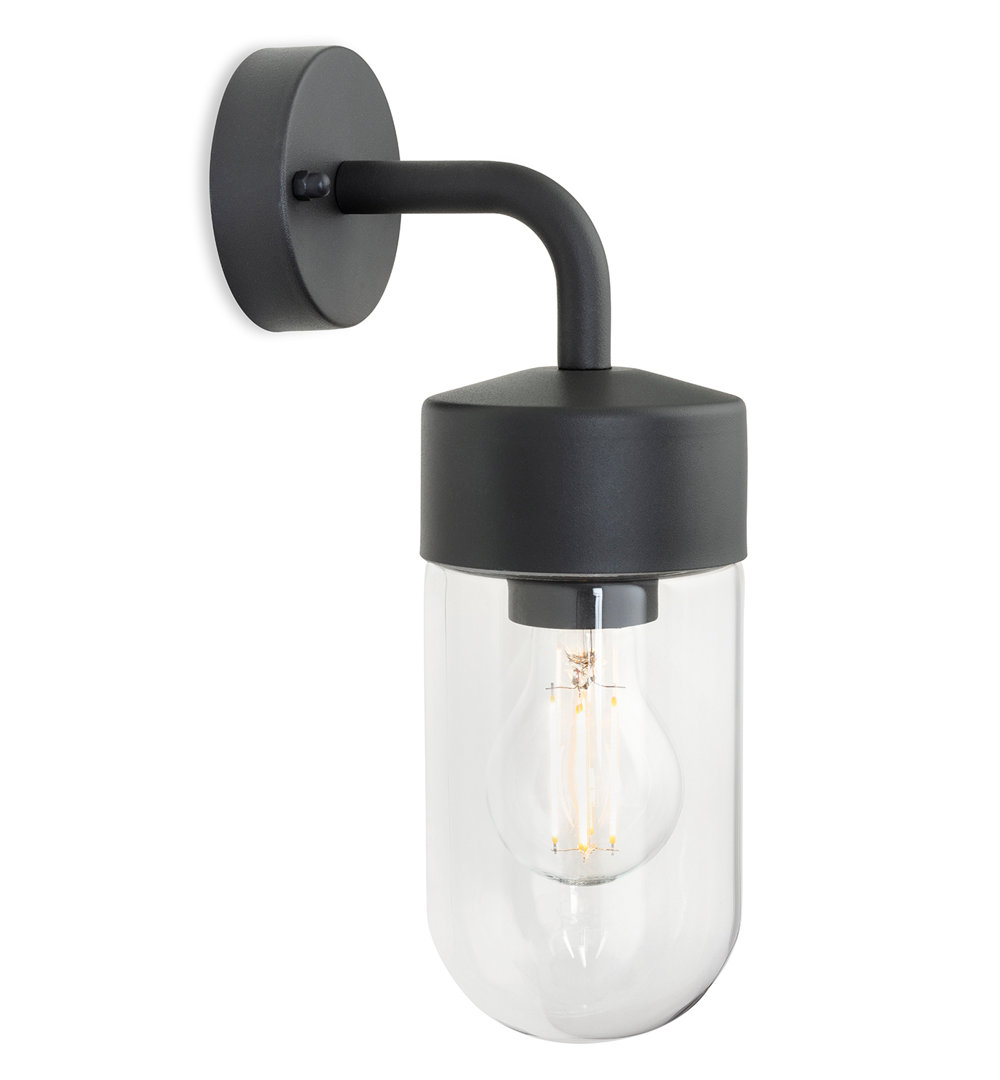 10cm H Outdoor Armed Sconce