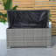Compact Aluminium Rattan Brown Storage Box For Outdoor Garden Patio-1505861329