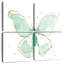 Papillons dorés Brampt menthe-109096895