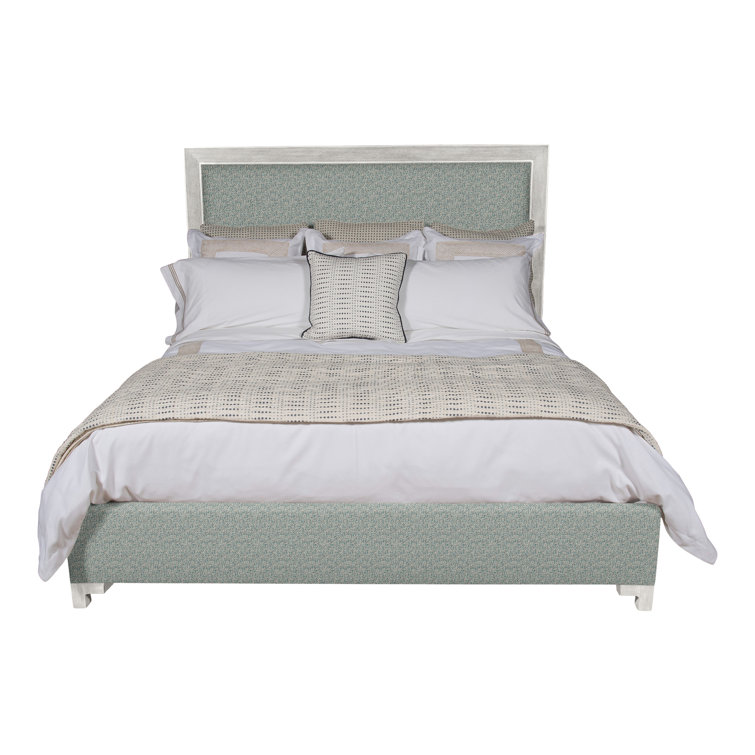 Louise/Lawrence King Upholstered Low Profile Panel Bed