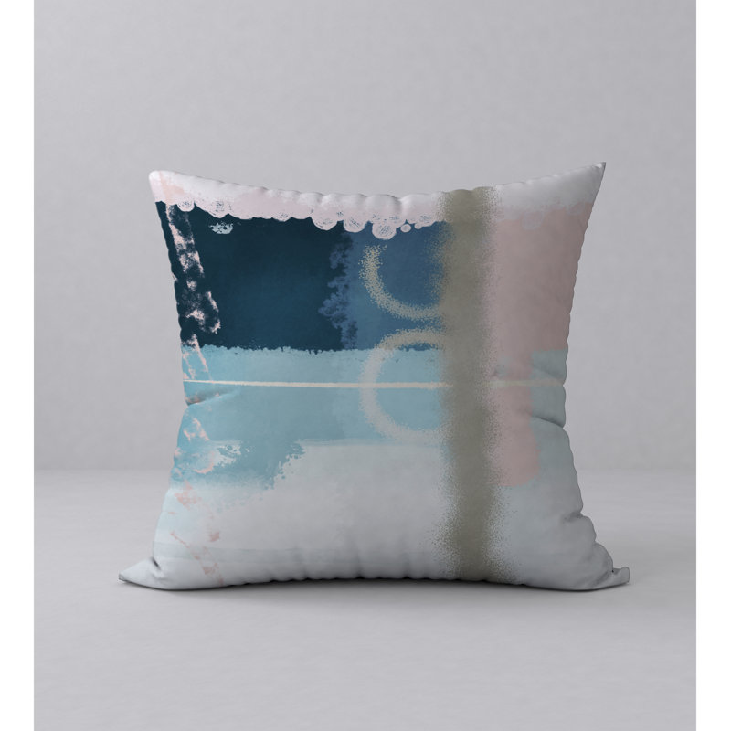 Housse de coussin décoratif carrée renommée Bright, 24" X 24"