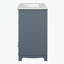 Meuble-lavabo de salle de bain avec lavabo en céramique, tablette réglable et tiroir-118319094
