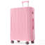 Ensemble de 3 valises légères et durables avec roues pivotantes doubles, valises en ABS à coque rigide pour les voyages en famille