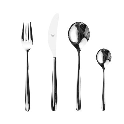 Morgana Flatware Set - 24 Pieces - Stainless Steel
