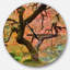 Automne érable - horloge murale moderne-34141162