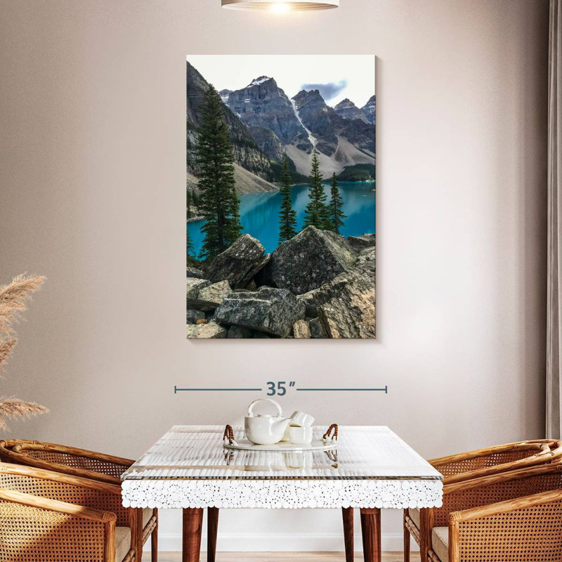 Lac Alvord à Banff, H 48 po x l 32 po