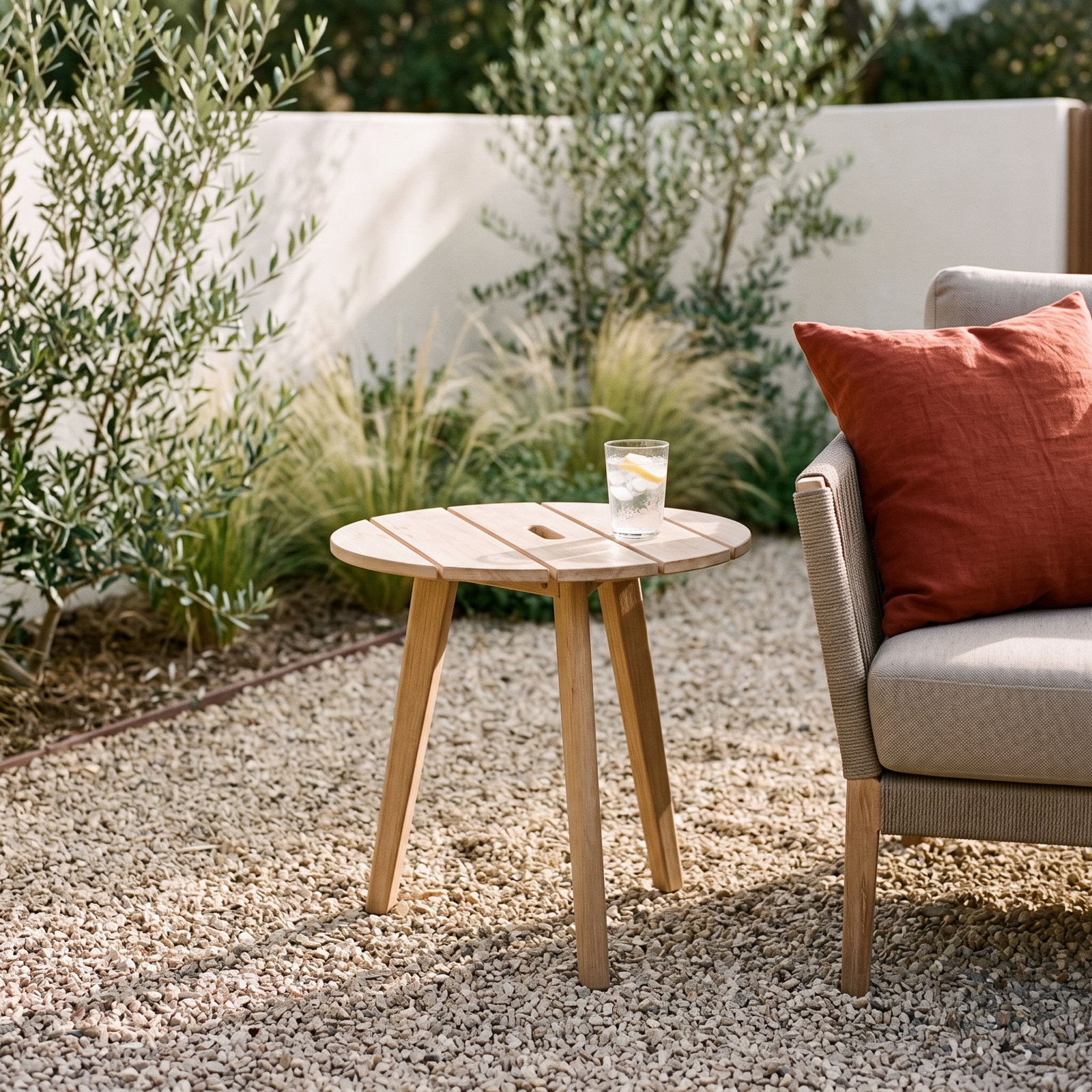 Brayson 20 " Eucalyptus Patio Side Table