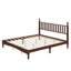 Lit plateforme en bois avec tête de lit style gourde-1654359562