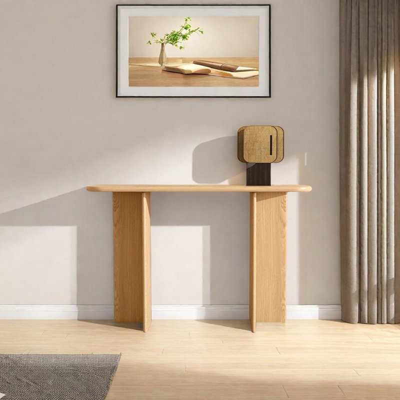 Console Minimalist, Naturel, H 31,5 po x l 54,33 po x P 11,81 po