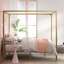 Toulouse Metal Canopy Bed Frame-59905132-59905131