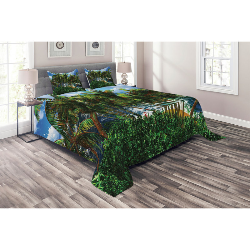 Bunny Coastal Polyester Coverlet