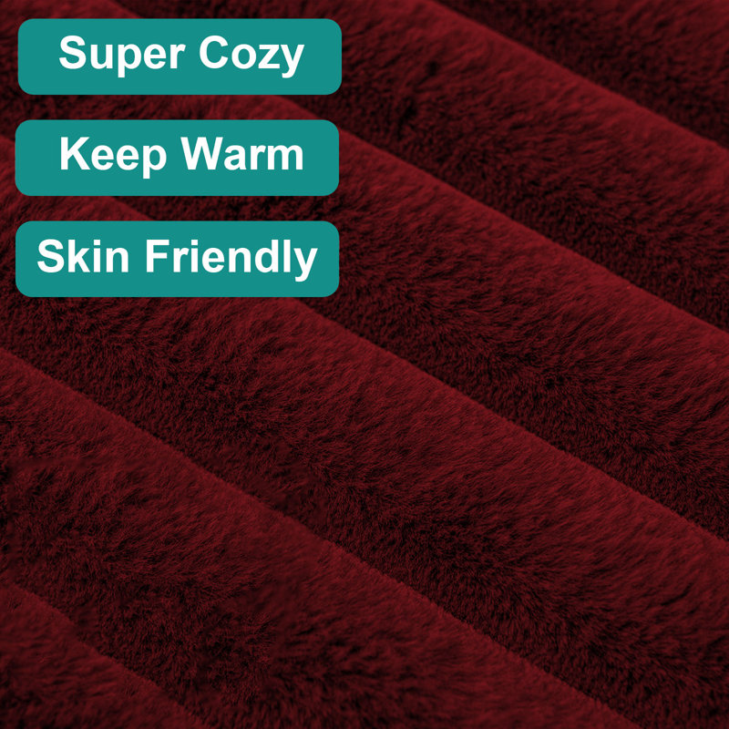 Throw Blanket, 39" W x 63" L, Red