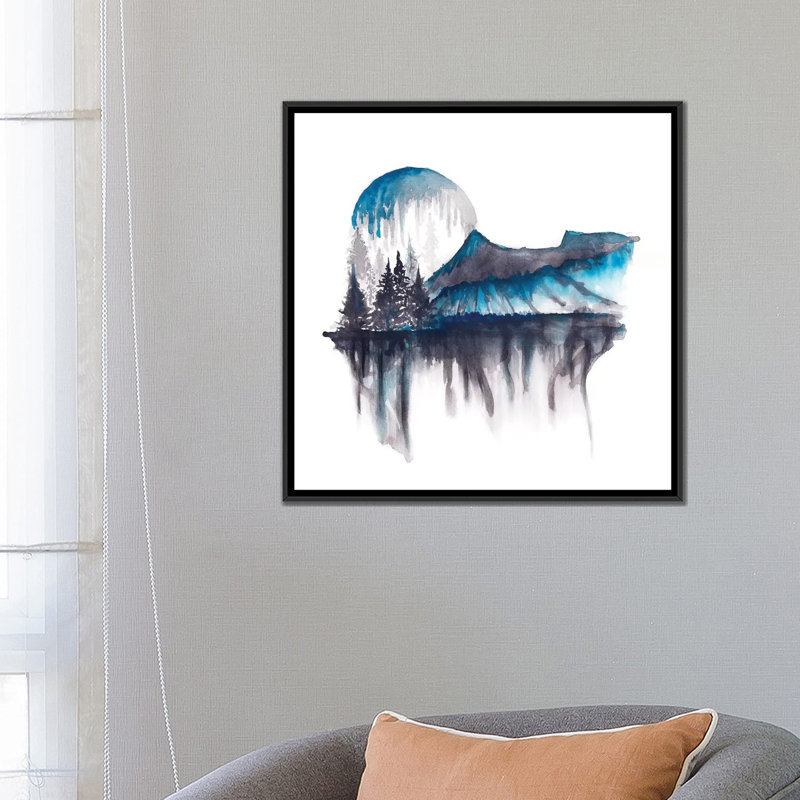« abstract nature i » par marco gonzalez, reproduction d’impression sur toile tendue, H 18 po x l 18 po x P 1,5 po